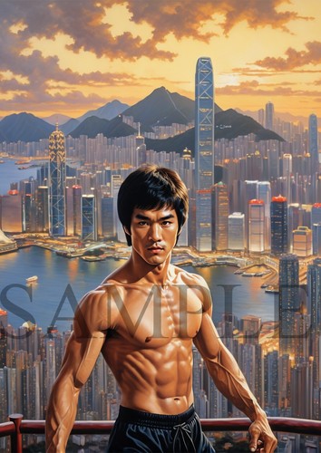 Bruce lee poster art - -,