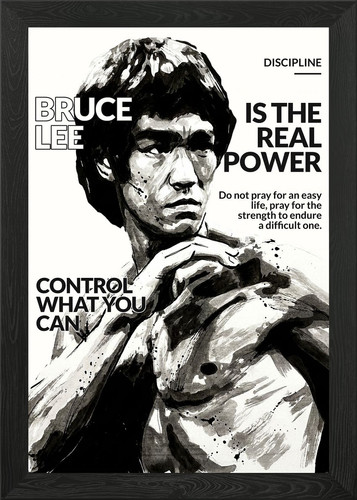 Bruce lee discipline quote - discipline,