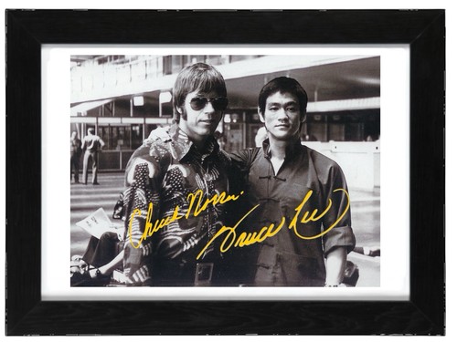Chuck norris and bruce lee - norris,