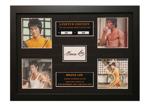Bruce lee signed ltd edition - ltd,