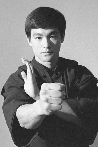 Bruce lee black and white - bruce,