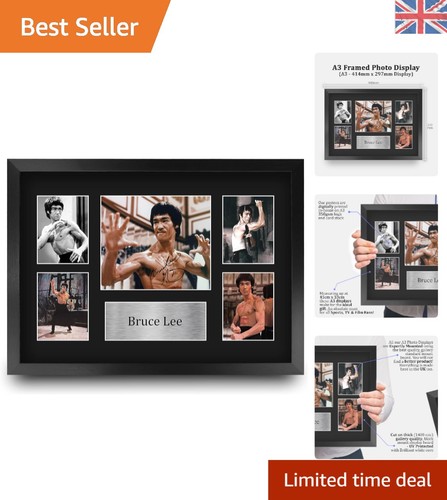 Framed bruce lee signed - a3,