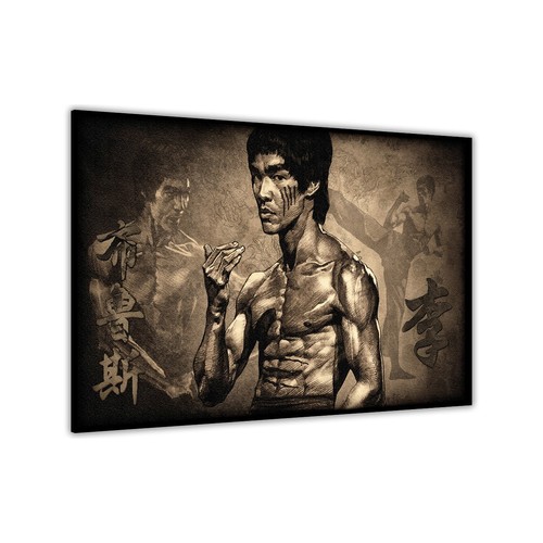 Bruce lee sketch - lee, wall