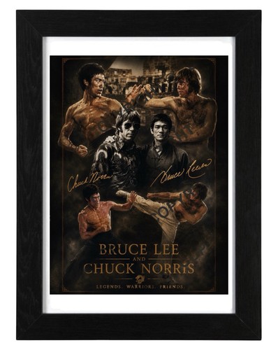 Chuck norris and bruce lee - chuck,