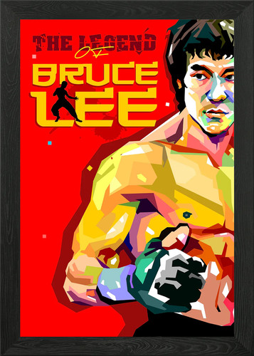The legend bruce lee framed - the,