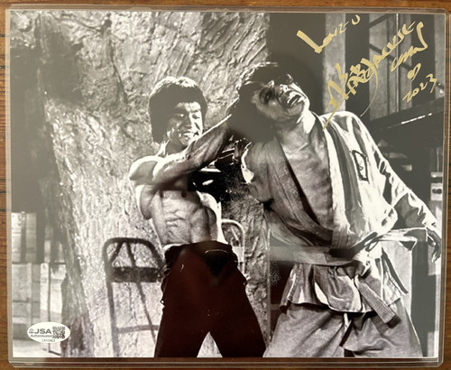 Jackie chan rare signed 8x10 - chan,