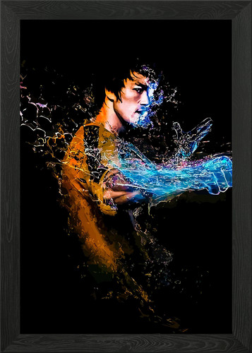 Bruce lee framed - lee, art